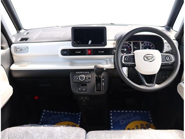 ムーヴキャンバス ストライプスGターボ 禁煙車 記録簿 登録/届出済未使用車 アイドリングストップ 衝突被害軽減システム 両側電動スライド(4枚目)