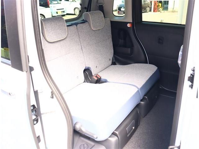 ムーヴキャンバス ストライプスGターボ 禁煙車 記録簿 登録/届出済未使用車 アイドリングストップ 衝突被害軽減システム 両側電動スライド(6枚目)