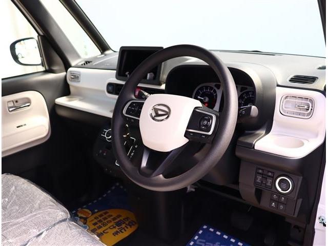 ムーヴキャンバス ストライプスGターボ 禁煙車 記録簿 登録/届出済未使用車 アイドリングストップ 衝突被害軽減システム 両側電動スライド(9枚目)