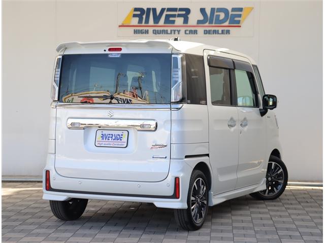 スペーシアカスタム ハイブリッドXSターボ アイドリングストップ 衝突被害軽減システム ナビ&TV DVD再生 両側電動スライド(3枚目)