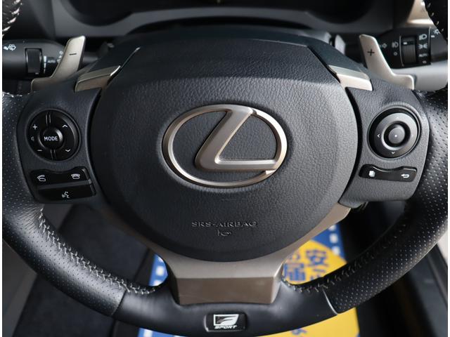 IS300h Fスポーツ TRDフルエアロ TRDマフラー メモリーナビ フルセグ バックカメラ 黒革シート パワーシート エアーシート シートヒーター(24枚目)
