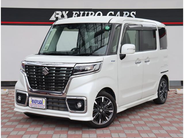 スペーシアカスタム ハイブリッドＸＳ　ドラレコ内臓メモリーナビ　フルセグ　Ｂカメラ　ＥＴＣ　両側電動スライドドア　コーナーセンサー　シートヒーター　クルコン　アイドリングストップ　リアサーキュレーター　純正１５インチアルミ　スマートキー（2枚目）