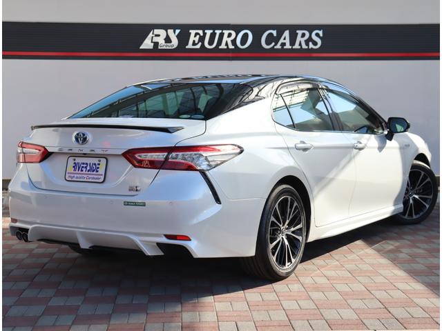 カムリ ＷＳレザーパッケージ　フルセグ　バックカメラ　黒革　シートヒーター　ＬＥＤ　パワーシート　クルコン　ＥＴＣ　トヨタセーフティセンス　ステリモ　パドルシフト　オートＡＣ（3枚目）