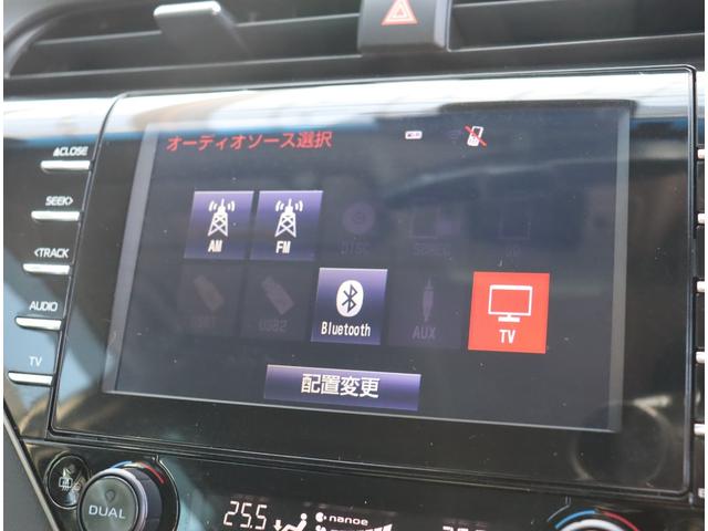 カムリ ＷＳレザーパッケージ　フルセグ　バックカメラ　黒革　シートヒーター　ＬＥＤ　パワーシート　クルコン　ＥＴＣ　トヨタセーフティセンス　ステリモ　パドルシフト　オートＡＣ（7枚目）