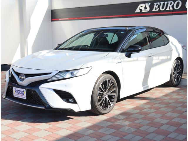 カムリ ＷＳレザーパッケージ　フルセグ　バックカメラ　黒革　シートヒーター　ＬＥＤ　パワーシート　クルコン　ＥＴＣ　トヨタセーフティセンス　ステリモ　パドルシフト　オートＡＣ（46枚目）