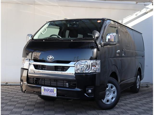 ハイエースバン ロングスーパーGL LED スマートキー デジタルインナーミラー 両側スライドドア プッシュスタート トヨタセーフティセンス Bカメラ AC100V オートAC 電動格納ミラー クリアランスソナー LDA(39枚目)