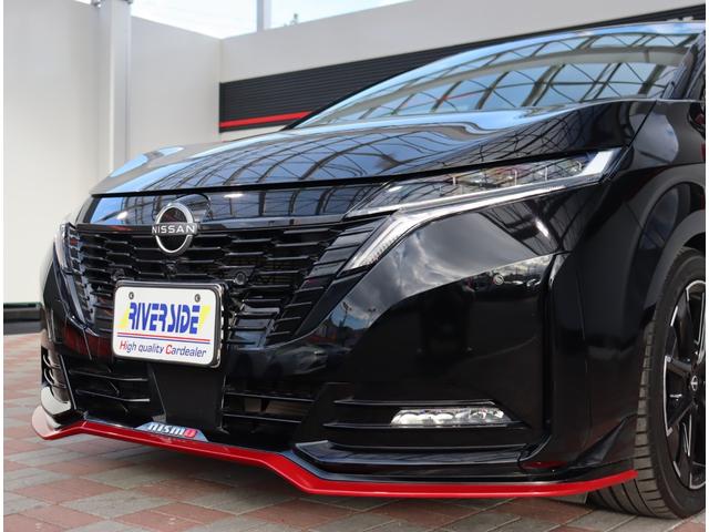 オーラ ニスモ　フルセグＴＶ・ブルートゥース接続可・ＥＴＣ２．０・コーナーセンサー　ハーフレザーシート・デジタルインナーミラー・ハンドルヒーター　　ステアリングリモコン・純正１７インチアルミホイール（53枚目）