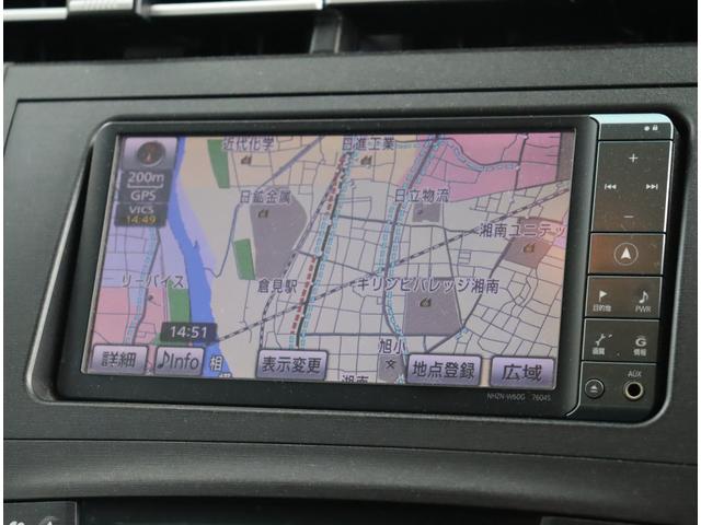 プリウス Ｓ　純正ＨＤＤナビ　ワンセグ　バックカメラ　ＥＴＣ　スマートキー　プッシュスタート　ＣＤ再生　Ｂｌｕｅｔｏｏｔｈ接続　電動格納ミラー　純正１５インチアルミ　フォグランプ（9枚目）