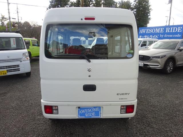 エブリイ ＰＡ　メモリナビ　バックカメラ　ＥＴＣ　ＢｌｕｅＴｏｏｔｈ　衝突被害軽減ブレーキ　障害物センサー　２ｎｄ発進　オートライト　オートハイビーム　オーバーヘッドシェルフ　車線逸脱センサー　取扱説明書　保証書（10枚目）
