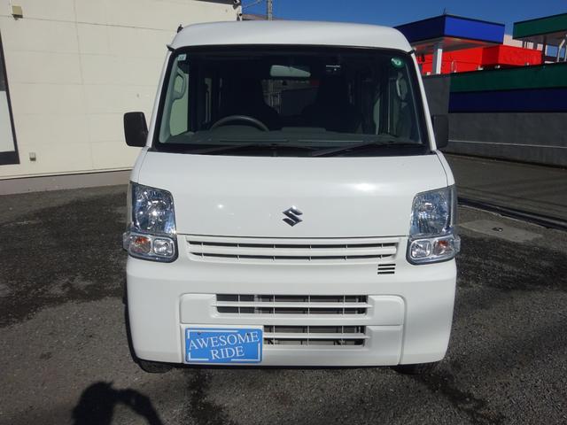 エブリイ PC 4AT キーレス ナビ 前後ドラレコ 禁煙車 パワーウィンドウ CD Bluetooth USB スペアキー オーバーヘッドシェルフ サイドバイザー(6枚目)