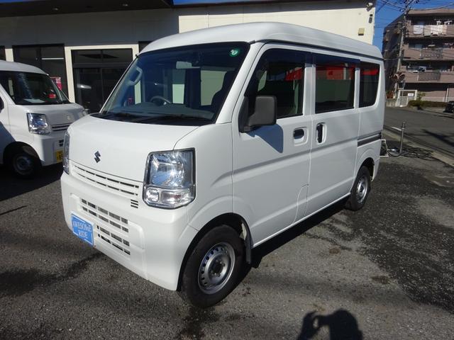 エブリイ PC 4AT キーレス ナビ 前後ドラレコ 禁煙車 パワーウィンドウ CD Bluetooth USB スペアキー オーバーヘッドシェルフ サイドバイザー(7枚目)