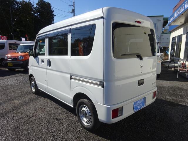 エブリイ PC 4AT キーレス ナビ 前後ドラレコ 禁煙車 パワーウィンドウ CD Bluetooth USB スペアキー オーバーヘッドシェルフ サイドバイザー(9枚目)