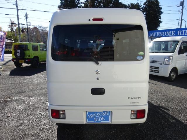 エブリイ PC 4AT キーレス ナビ 前後ドラレコ 禁煙車 パワーウィンドウ CD Bluetooth USB スペアキー オーバーヘッドシェルフ サイドバイザー(10枚目)