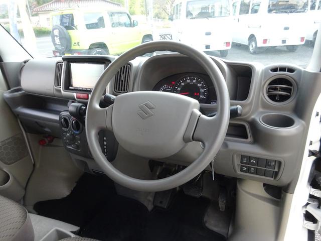 エブリイ ＰＣリミテッド　４ＡＴ　ナビ　キーレス　電動ミラー　パワーウィンドウ　コーナーセンサー　ＥＴＣ　禁煙車　オートライト　Ｂｌｕｅｔｏｏｔｈ　衝突軽減ブレーキ　横滑り防止装置　車線逸脱センサー　キャリア　ＰＶガラス（14枚目）