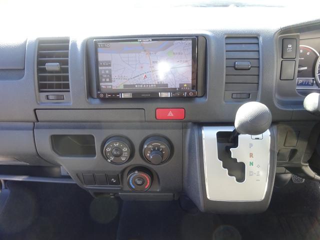 ハイエースバン ロングDX 6AT ディーゼルターボ メモリナビ バックカメラ ETC キーレス Bluetooth 禁煙車 衝突軽減ブレーキ 横滑り防止装置 車線逸脱センサー スペアキー オートハイビーム 取扱説明書 保証書(22枚目)