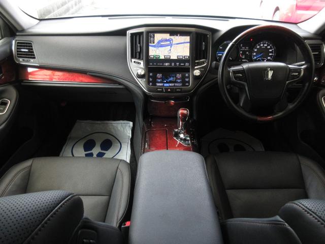 クラウンマジェスタ Fバージョン 最終型 セーフティセンス 黒革 メーカーOPナビTV 禁煙 フルセグ ミュージックサーバ ドライブレコーダー CD DVD再生 ミュージックプレイヤー接続可 バックカメラ パワーシート シートヒーター(9枚目)