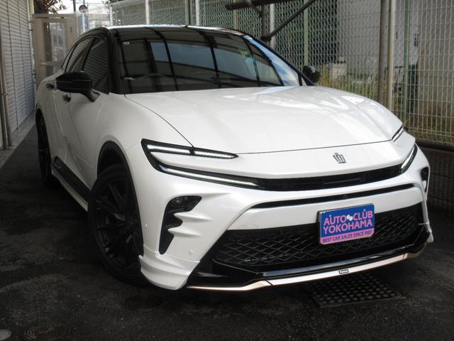 クラウンスポーツ RS E-Four 4WD モデリスタエアロ ガラスルーフ 黒革 PHEV フロントカメラ サイドカメラ バックカメラ 全周囲カメラ ミュージックプレイヤー接続可 革シート シートヒーター シートエアコン(3枚目)