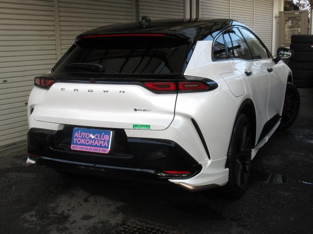クラウンスポーツ RS E-Four 4WD モデリスタエアロ ガラスルーフ 黒革 PHEV フロントカメラ サイドカメラ バックカメラ 全周囲カメラ ミュージックプレイヤー接続可 革シート シートヒーター シートエアコン(7枚目)