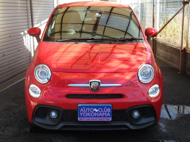 アバルト５９５ 　後期　５速ＭＴ　フルセグナビ　ドライブレコーダー　ミュージックサーバ　ＣＤ　ＤＶＤ再生　ミュージックプレイヤー接続可　ＨＩＤライト　ターボ　クリアランスソナー　禁煙車　ＡＷ　キーレスエントリー（2枚目）