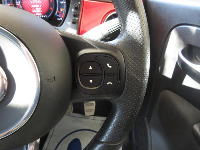 アバルト５９５ 　後期　５速ＭＴ　フルセグナビ　ドライブレコーダー　ミュージックサーバ　ＣＤ　ＤＶＤ再生　ミュージックプレイヤー接続可　ＨＩＤライト　ターボ　クリアランスソナー　禁煙車　ＡＷ　キーレスエントリー（17枚目）