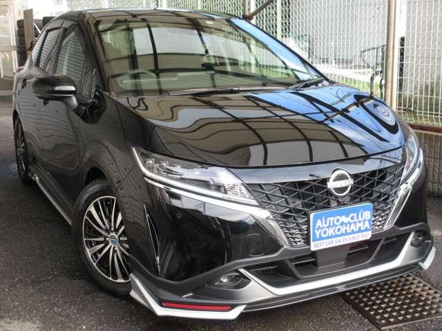 ノート X BUSOUフルエアロ メーカーオプションナビ プロパイロット 地デジフルセグ リアカメラ 衝突被害軽減ブレ-キ 前後センサー 前席シートヒーター 全方位カメラ 横滑防止装置 ETC付 アルミ 禁煙車(3枚目)