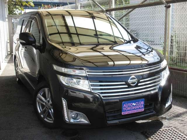 エルグランド ３５０ハイウェイスター　両側パワースライドドア　純正ナビＴＶ＆フリップダウンモニター　禁煙車　パワーウィンドウ　オートエアコン　キーレスエントリー　記録簿　３列シート　ＨＤＤナビ　バックモニター　両側自動スライドドア（3枚目）