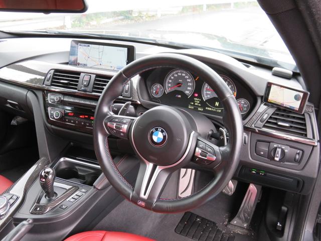 M4 M4クーペ 純正ナビ/前後ドラレコ/レッドレザーシート/KW車高調/カーボンルーフ/アイゼンマンマフラー/アクラポビッチリアディフューザー(13枚目)