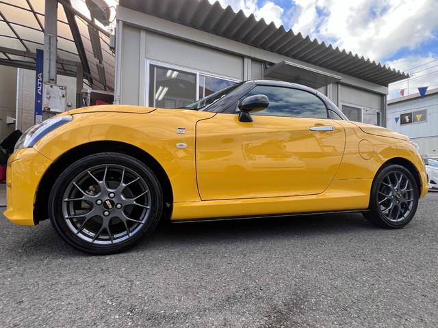 コペン ＧＲ　スポーツ　５速ＭＴ　・電動オープン　純正レカロ　純正ナビ　ＥＴＣ　ＧＲサイドスカート　オプションＨＫＳマフラー＆インパネパネル　フルセグＴＶ　ブルートゥース　ＣＤ　ＤＶＤ　シートヒーター　ＭＯＭＯステ　ＢＢＳ１６アルミ（30枚目）