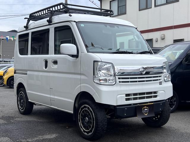 ＮＶ１００クリッパーバン ＧＸターボ　ハイルーフ　・社外ナビ　Ｂカメラ　１．５インチＵＰサス　ルーフラック　ロッドホルダー　リア５面スモークフィルム　社外１５インチアルミ　ＣＤ　ＤＶＤ　ＵＳＢ　ワンセグＴＶ　ＢＴ接続　スキッドプレート　ラバーマット（5枚目）