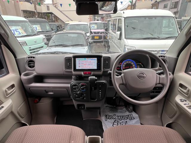 ＮＶ１００クリッパーバン ＧＸターボ　ハイルーフ　・社外ナビ　Ｂカメラ　１．５インチＵＰサス　ルーフラック　ロッドホルダー　リア５面スモークフィルム　社外１５インチアルミ　ＣＤ　ＤＶＤ　ＵＳＢ　ワンセグＴＶ　ＢＴ接続　スキッドプレート　ラバーマット（13枚目）