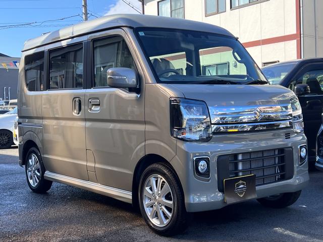 エブリイワゴン PZターボスペシャル ハイルーフ 4WD ・現行型 6型CVT 両側電動スライドドア シートヒーター ルーフコンソール 左側電動オートステップ リアヒーター バックセンサー スマートキー フルフラットシート デュアルカメラブレーキサポート(5枚目)