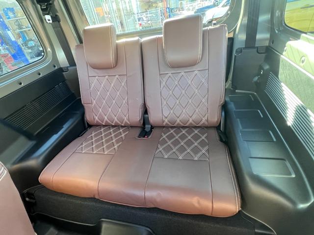 ジムニー ＸＣターボ　４ＷＤ　５速ＭＴ　・ＪＡＯＳリフトＵＰセット　鍛造アルミ　ケンウッド９型ナビ　Ｂカメラ　フルセグＴＶ　ＢＴ接続　ＥＴＣ　茶革調シートカバー　社外前後バンパー＆プレート＆マフラー＆テールランプ　ラノーズＥＣＵハイオク仕様（10枚目）
