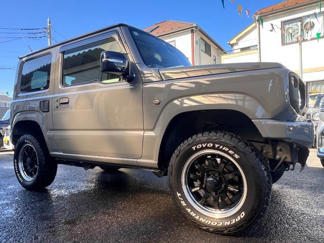 ジムニー ＸＣターボ　４ＷＤ　５速ＭＴ　・ＪＡＯＳリフトＵＰセット　鍛造アルミ　ケンウッド９型ナビ　Ｂカメラ　フルセグＴＶ　ＢＴ接続　ＥＴＣ　茶革調シートカバー　社外前後バンパー＆プレート＆マフラー＆テールランプ　ラノーズＥＣＵハイオク仕様（34枚目）