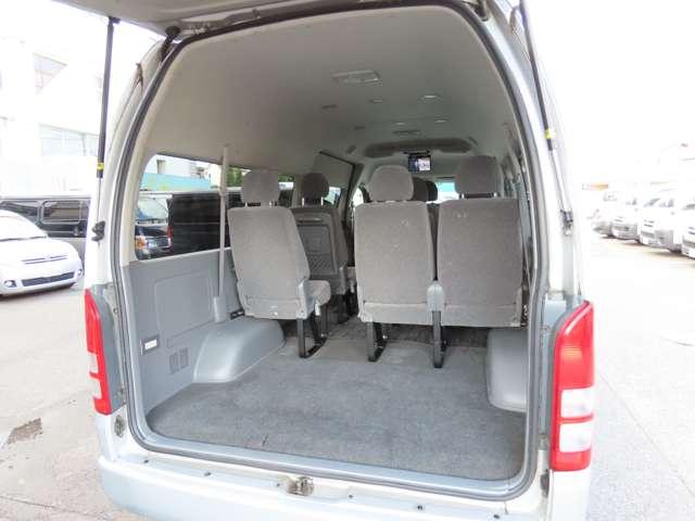 ハイエースワゴン グランドキャビン 純正ナビTVバックモニター フリップダウンモニター ETC 社外ドライブレコーダー 社外15インチアルミ(29枚目)