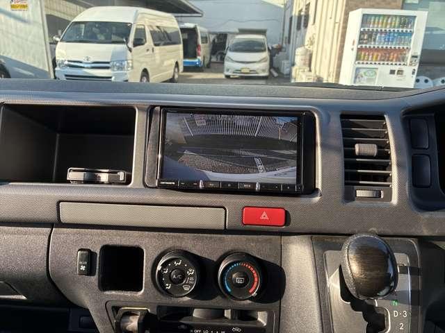 ハイエースバン SロングワイドDX GLパッケージ スーパーロング ハイルーフワイドボディ 4WD GLパッケージ 社外ナビTVバックモニター Wエアコン リアヒーター フロントスポイラー 17インチアルミ ETC(13枚目)