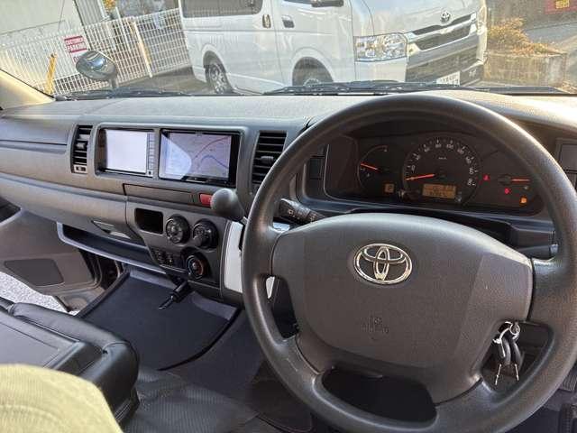 ハイエースバン SロングワイドDX GLパッケージ スーパーロング ハイルーフワイドボディ GLパッケージ 電動リフト 社外ナビTVバックモニター LEDヘッドライト Wエアコン リアヒーター(10枚目)