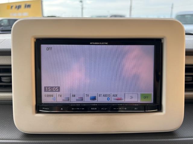 アルトラパン Ｇ　衝突被害軽減ブレーキ　ナビＴＶ　ＤＶＤ再生　ＴＶキット　ＣＤ　ＡＵＸ　ＵＳＢ　Ｂｌｕｅｔｏｏｔｈ　ＥＴＣ　スマートキー＆プッシュスタート　盗難＆横滑り防止装置　ドアバイザー　タイミングチェーン　禁煙車（17枚目）