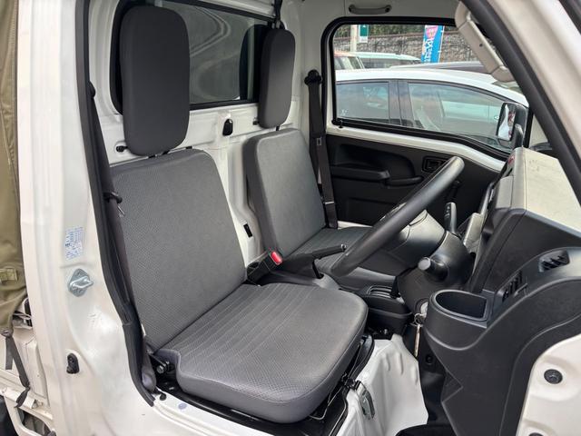 ハイゼットトラック スタンダード 1オーナー 禁煙車 幌付き エアコン パワーステアリング 社外ナビTV CD FM&AMラジオ ETC アクセサリー電源 運転席エアバッグ ABS ヘッドライトレベライザー 取扱説明書 保証書 記録簿(14枚目)