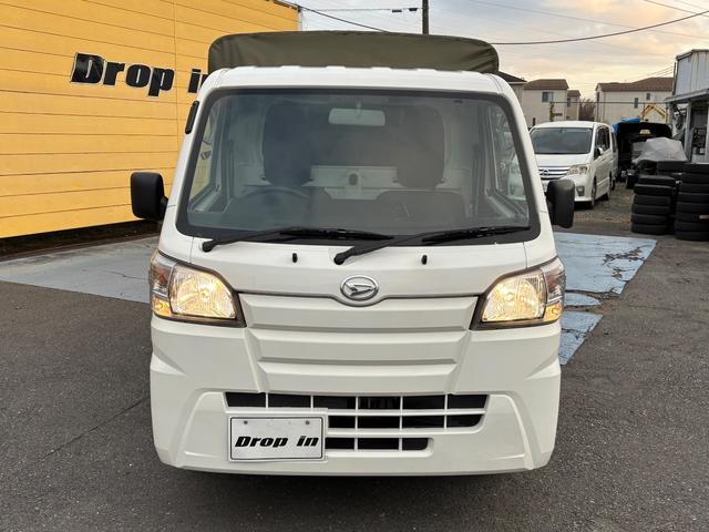 ハイゼットトラック スタンダード 1オーナー 禁煙車 幌付き エアコン パワーステアリング 社外ナビTV CD FM&AMラジオ ETC アクセサリー電源 運転席エアバッグ ABS ヘッドライトレベライザー 取扱説明書 保証書 記録簿(21枚目)