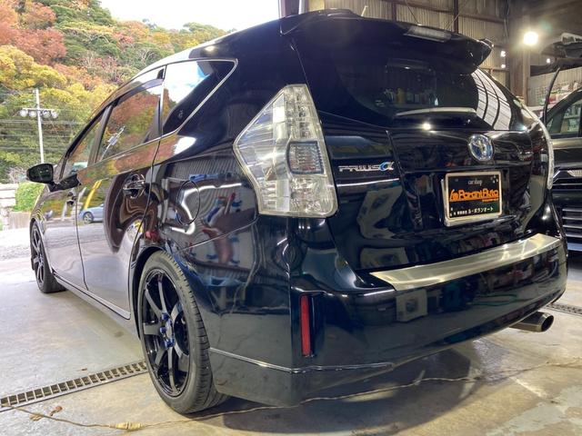 プリウスアルファ Ｓツーリングセレクション　ＬＥＤヘッドライト　純正エアロ　ＴＥＩＮ車高調　社外アルミ　純正ナビＴＶ　バックカメラ　ＥＴＣ（37枚目）