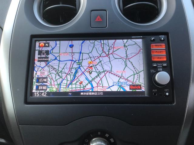 ノート Ｘ　ナビ　フルセグテレビ　スマートキー　実走行３万４千キロ（6枚目）