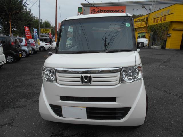 Ｎ－ＢＯＸ Ｇ　ターボＳＳパッケージ　純正ナビ　ＴＶ　バックモニター　プッシュスタート　Ｗパワースライドドア　ＨＩＤ（3枚目）