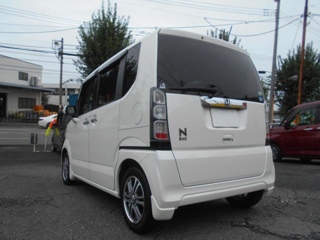 Ｎ－ＢＯＸ Ｇ　ターボＳＳパッケージ　純正ナビ　ＴＶ　バックモニター　プッシュスタート　Ｗパワースライドドア　ＨＩＤ（7枚目）