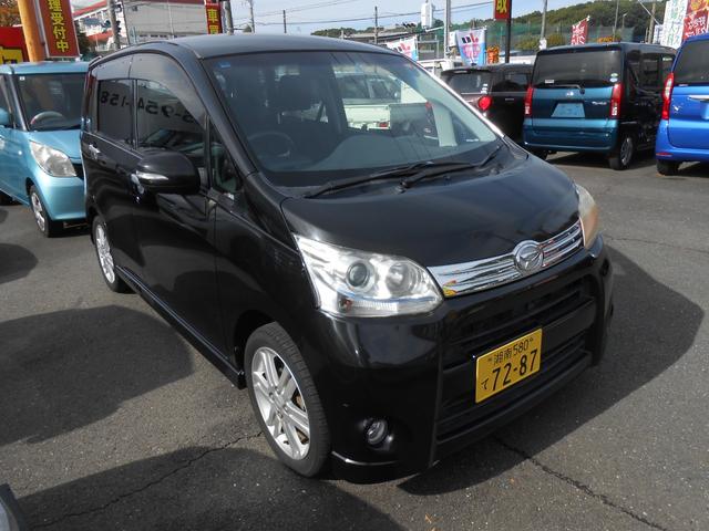 ムーヴ カスタム　ＲＳ　エアロターボキーレスディスチャージヘッドランプオートエアコン電格ミラーベンチシートカロッツェリアワンセグナビ（18枚目）