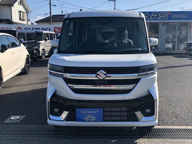スペーシアカスタム ハイブリッドＸＳターボ　届出済未使用車／９インチ全方位カメラ付スズキｃｏｎｎｅｃｔナビ／スズキセーフティーサポート／クルーズコントロール／ＬＥＤヘッドライト／ＬＥＤルームライト／後席オットマン／運転席・助手席シートヒーター（41枚目）