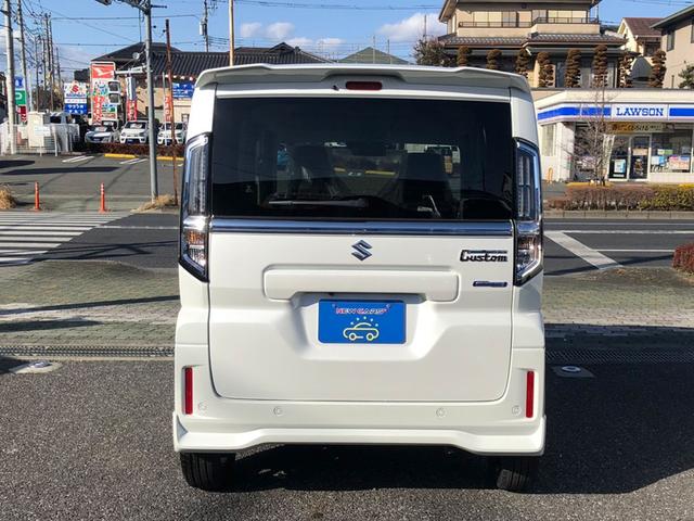 スペーシアカスタム ハイブリッドＸＳターボ　届出済未使用車／９インチ全方位カメラ付スズキｃｏｎｎｅｃｔナビ／スズキセーフティーサポート／クルーズコントロール／ＬＥＤヘッドライト／ＬＥＤルームライト／後席オットマン／運転席・助手席シートヒーター（43枚目）