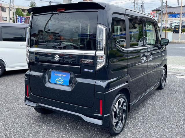 スペーシアカスタム ハイブリッドＸＳターボ　届出済未使用車／全方位モニター付き９インチスズキｃｏｎｎｅｃｔナビ／スズキセーフティーサポート／クルーズコントロール／ＬＥＤヘッドライト／ＬＥＤルームライト／後席オットマン（7枚目）
