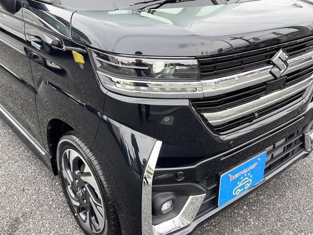 スペーシアカスタム ハイブリッドＸＳターボ　届出済未使用車／全方位モニター付き９インチスズキｃｏｎｎｅｃｔナビ／スズキセーフティーサポート／クルーズコントロール／ＬＥＤヘッドライト／ＬＥＤルームライト／後席オットマン（8枚目）