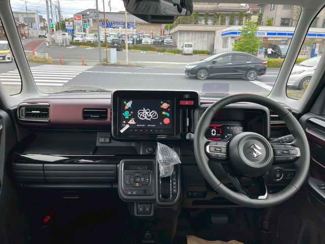 スペーシアカスタム ハイブリッドＸＳターボ　届出済未使用車／全方位モニター付き９インチスズキｃｏｎｎｅｃｔナビ／スズキセーフティーサポート／クルーズコントロール／ＬＥＤヘッドライト／ＬＥＤルームライト／後席オットマン（12枚目）