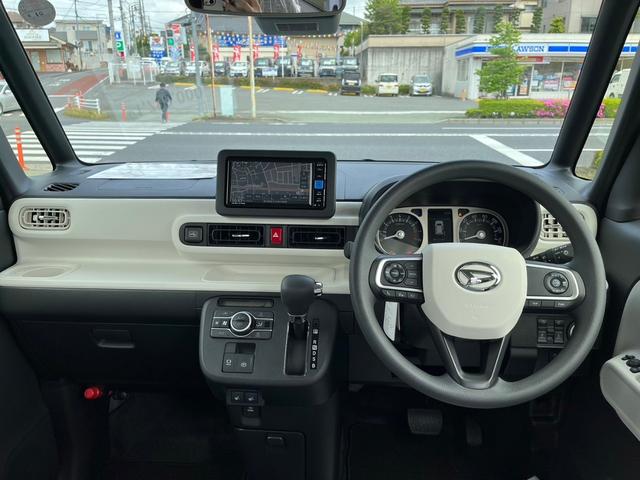 ムーヴキャンバス ストライプスGターボ 届出済未使用車/純正7インチナビ付/全方位カメラ/フルセグTV/LEDライト/スマートアシスト/ホットカップホルダー/ウェルカムオープンドア/運転席・助手席シートヒーター(13枚目)